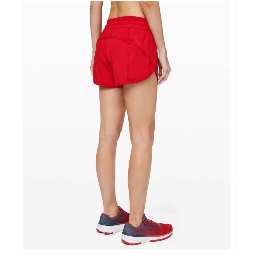 Lululemon Tracker Short V *4" in Red Lined size 8 - Picture 2 of 14